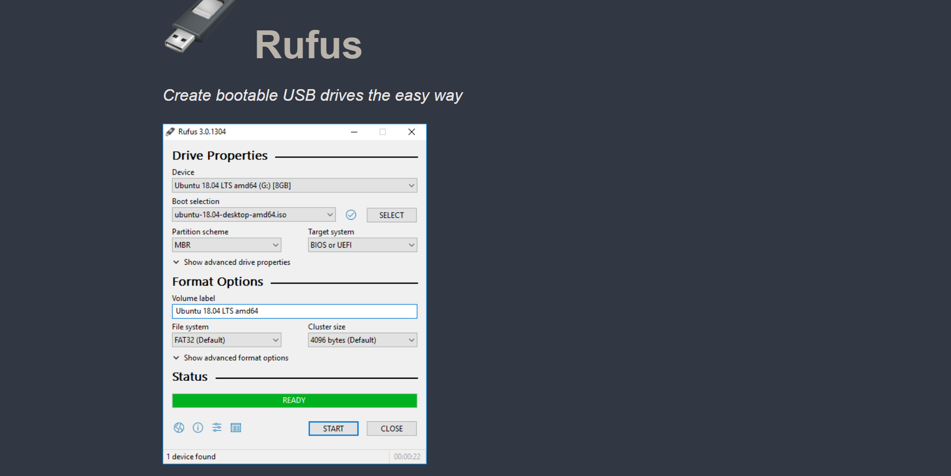 Rufus Website Image