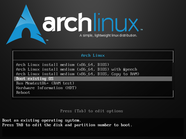 Arch Booting